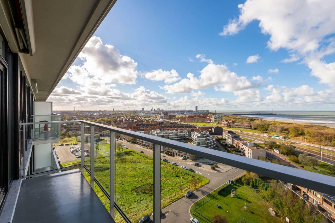 Panoramic & Modern Apartment With Sea View Bredene Exterior foto